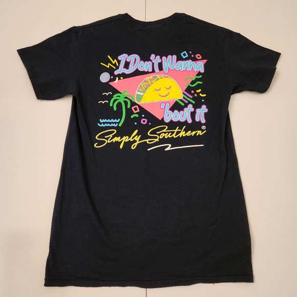 Simply Southern - I Don't Wanna Taco About It Ladies Women's Shirt Size Small - Picture 5 of 6